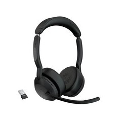 Jabra Evolve2 55 MS Stereo Wireless Headset Black - Premium Sound & Comfort for the Modern Professional
